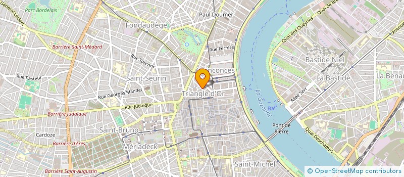 localisation de l'entreprise GROUPEMENT NOTARIAL DE NEGOCIATION 33 à BORDEAUX
