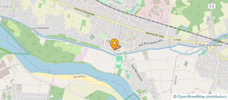 localisation de l'entreprise GROUPEMENT PAROISSIAL DE CHECY-BIONNE à CHECY