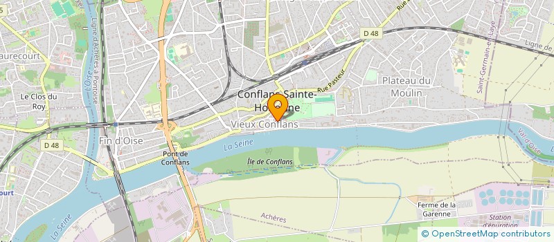 localisation de l'entreprise GROUPEMENT PAROISSIAL DE CONFLANS ANDRESY MAURECOURT  CONFLANS-SAINTE-HONORINE