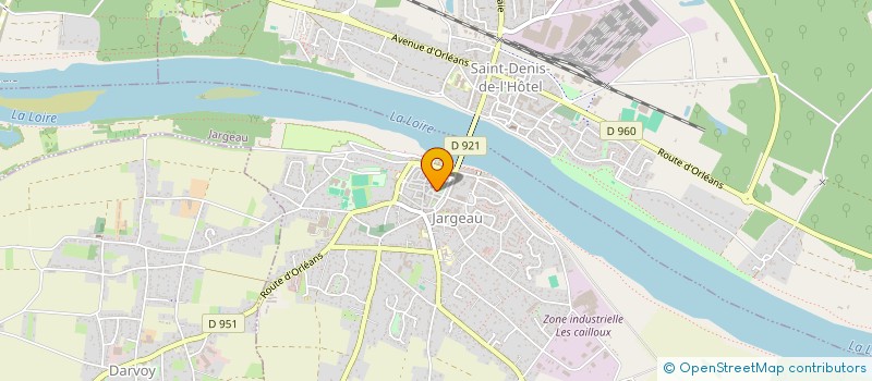 localisation de l'entreprise GROUPEMENT PAROISSIAL DE JARGEAU à JARGEAU