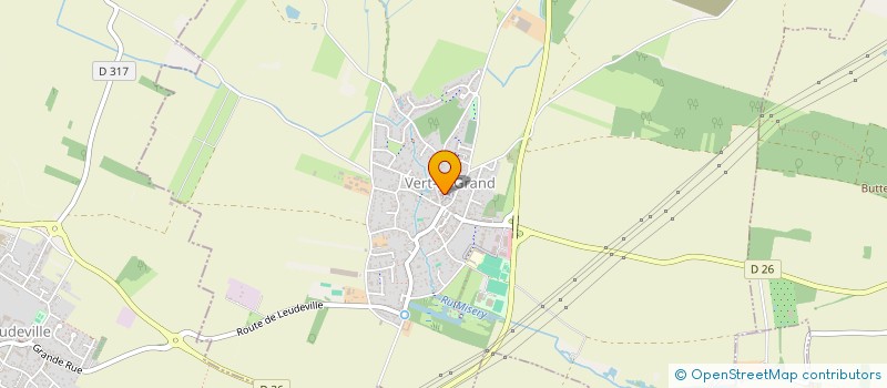 localisation de l'entreprise GROUPEMENT PAROISSIAL VERT LE GRAND SAINT VRAIN  VERT-LE-GRAND