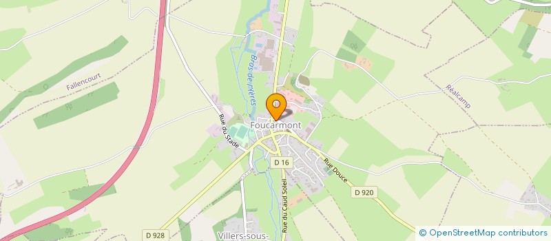 localisation de l'entreprise GROUPEMENT PAROISSIAL YERES ET BRESLE à FOUCARMONT