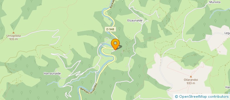 localisation de l'entreprise GROUPEMENT PASTORAL D OYLARANDOY  SAINT-ETIENNE-DE-BAIGORRY