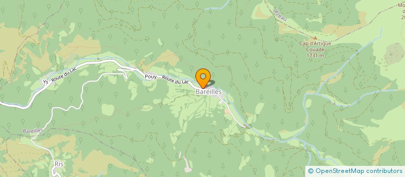 localisation de l'entreprise GROUPEMENT PASTORAL DE BAREILLES  BAREILLES