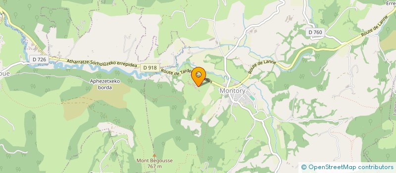 localisation de l'entreprise GROUPEMENT PASTORAL DE BESUR  MONTORY