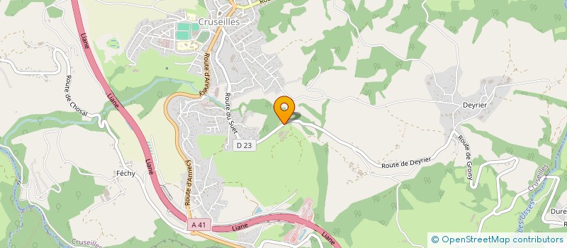 localisation de l'entreprise GROUPEMENT PASTORAL DE LA GRANDE COURONNE  CRUSEILLES