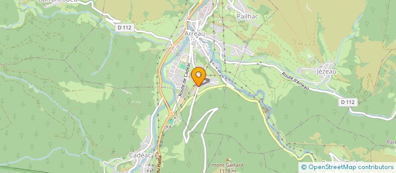 localisation de l'entreprise GROUPEMENT PASTORAL DE LA HOSSE  ARREAU