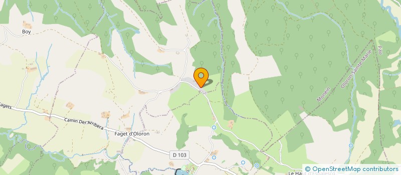 localisation de l'entreprise GROUPEMENT PASTORAL DE MAGNABAIGT  LEDEUIX