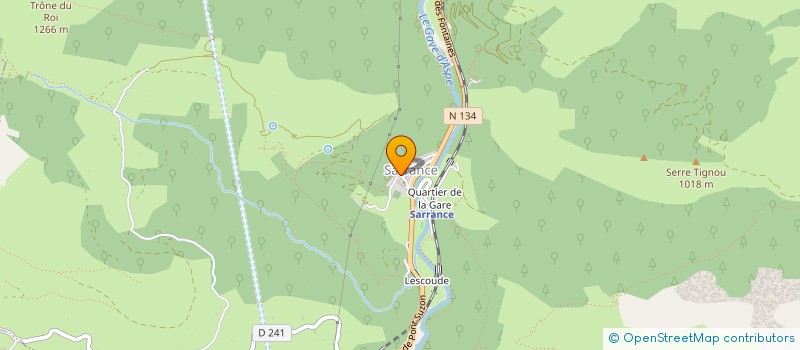 localisation de l'entreprise GROUPEMENT PASTORAL DE NARBEZE  CETTE-EYGUN