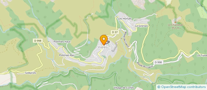 localisation de l'entreprise GROUPEMENT PASTORAL DU MAS DE LA BARQUE  VIALAS