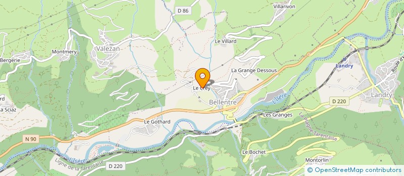 localisation de l'entreprise GROUPEMENT PASTORAL DU MONT ROSSET à LA PLAGNE TARENTAISE