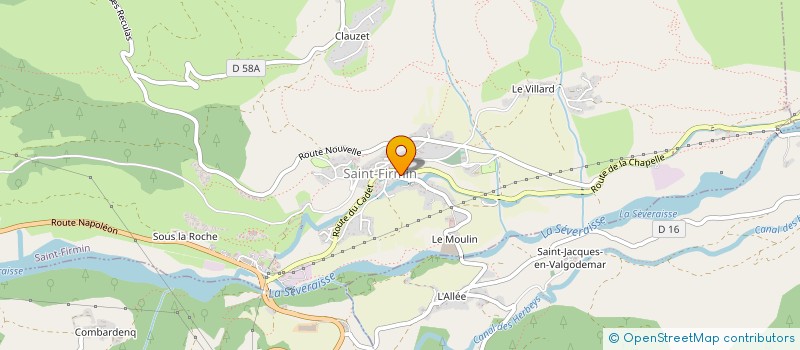 localisation de l'entreprise GROUPEMENT PASTORAL LES VACHERS LES SAMBUCS  ASPRES-LES-CORPS