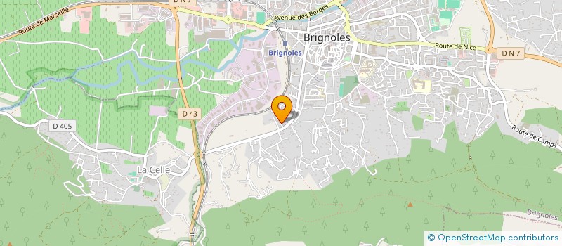 localisation de l'entreprise GROUPEMENT PASTORAL OVINS SAINT QUINIS  BRIGNOLES