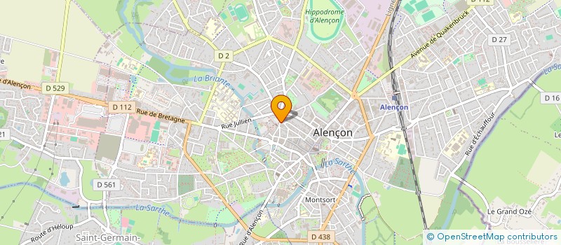 localisation de l'entreprise GROUPEMENT PHILATELIQUE ALENCONNAIS à ALENCON
