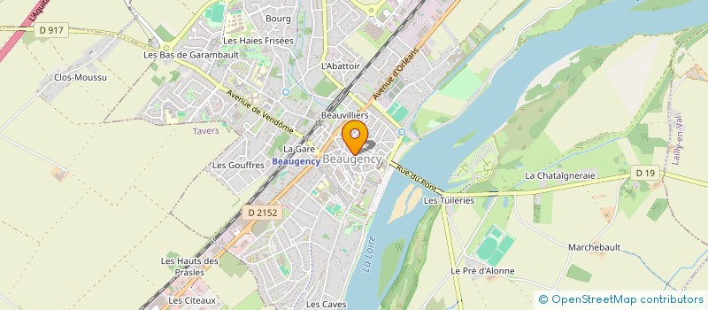 localisation de l'entreprise GROUPEMENT PHILATELIQUE BALGENTIEN à BEAUGENCY