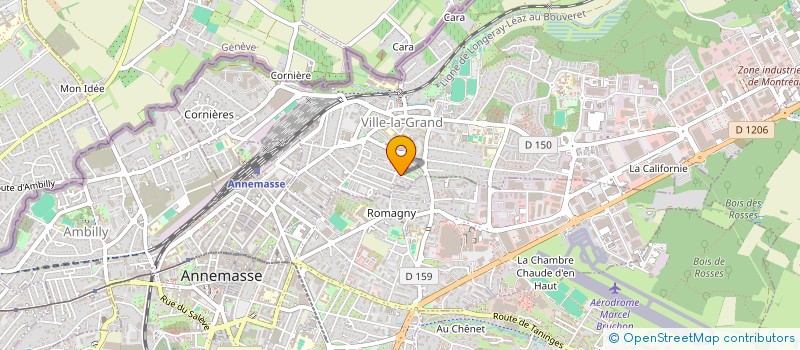 localisation de l'entreprise GROUPEMENT PHILATELIQUE D'ANNEMASSE à VILLE-LA-GRAND