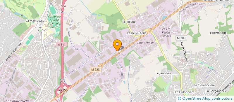 localisation de l'entreprise GROUPEMENT PISCINIERS ASSOCIES à CARQUEFOU