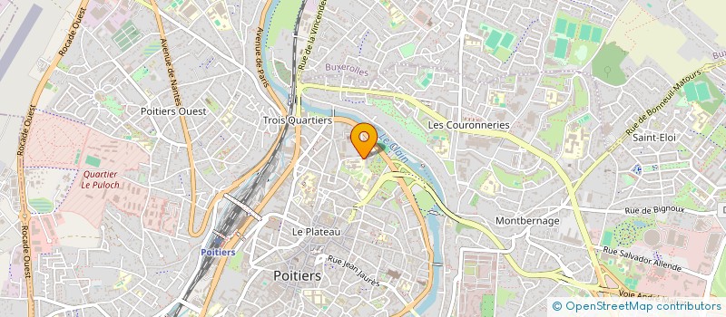 localisation de l'entreprise GROUPEMENT POITEVIN PR LA RECHERCHE EN GYNECOLOGIE ET OBSTETRIQUE à POITIERS