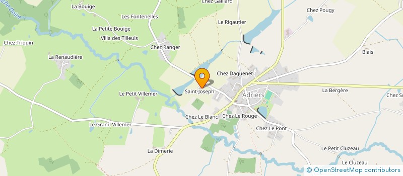 localisation de l'entreprise GROUPEMENT POUR EMPLOIS EN COMMUN à ADRIERS