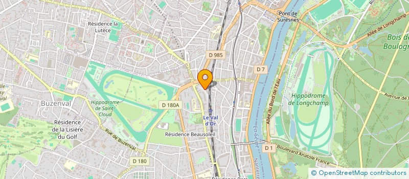 localisation de l'entreprise GROUPEMENT POUR L ETUDE ET LA RECHERCHE DU MOUVEMENT ARTISTIQUE à SAINT-CLOUD