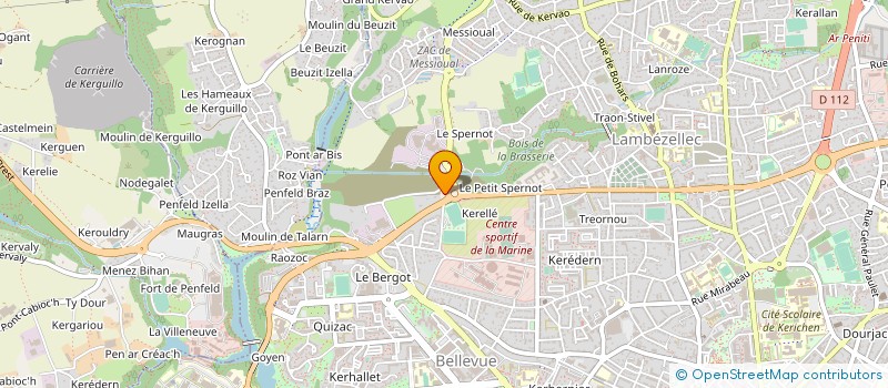 localisation de l'entreprise GROUPEMENT POUR L'EXPLOITATION D'EQUIPEMENTS DE TRAITEMENT ET DE VALORISATION DES DECHETS DE LA REGION BRESTOISE à BREST