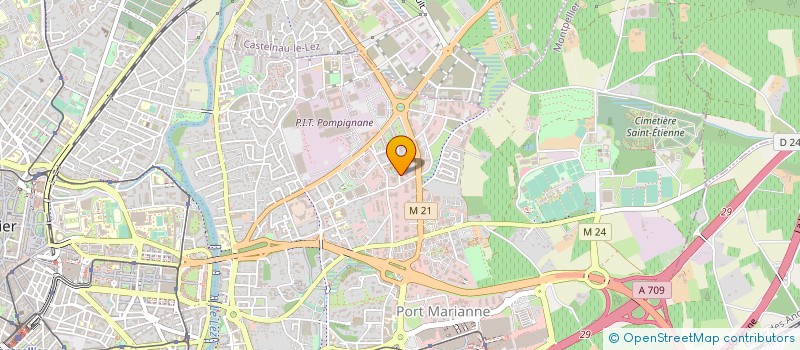 localisation de l'entreprise GROUPEMENT POUR L'INSERTION DES PERSONNES HANDICAPEES PHYSIQUES OCCITANIE LANGUEDOC-ROUSSILLON à MONTPELLIER