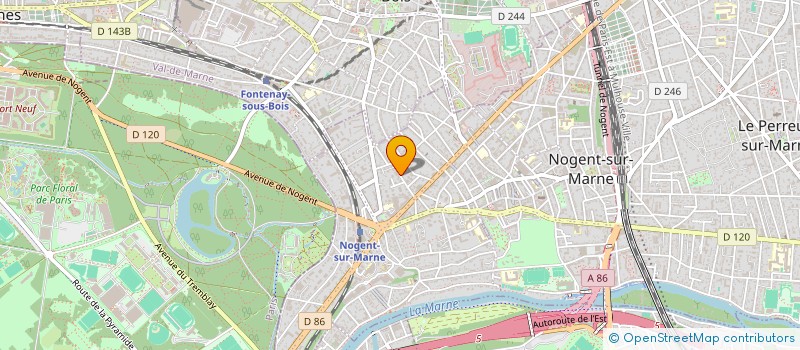 localisation de l'entreprise GROUPEMENT POUR L'INSERTION INFORMATIQUE à SAINT-MAUR-DES-FOSSES