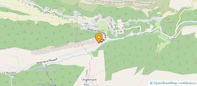localisation de l'entreprise GROUPEMENT POUR LE DEVELOPPEMENT DES PRE-ALPES D'AZUR à ANDON
