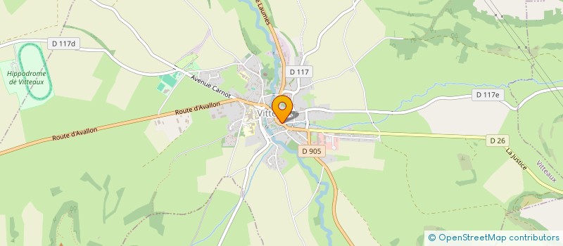 localisation de l'entreprise GROUPEMENT POUR LE PRUNEAU DE VITTEAUX  VITTEAUX