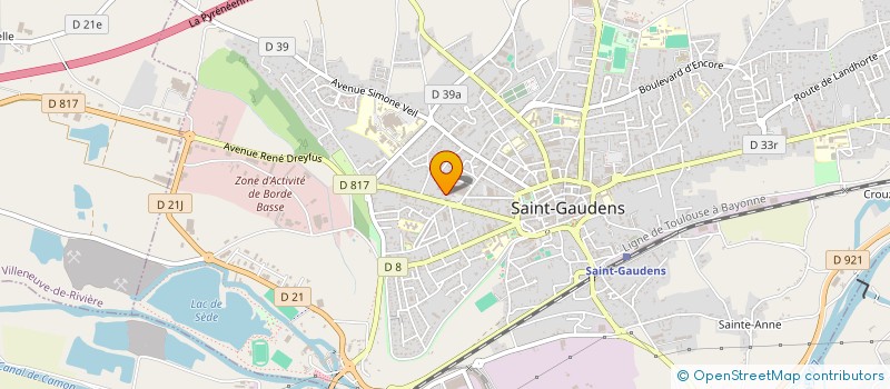 localisation de l'entreprise GROUPEMENT POUR LE SPECTACLE (G.P.S) à SAINT-GAUDENS