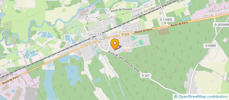 localisation de l'entreprise GROUPEMENT PRODUCTEURS DE PORCS DU MAINE  CHAMPAGNE