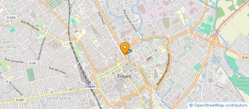 localisation de l'entreprise GROUPEMENT PROFESSIONNEL ROUTIER  TROYES