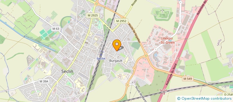 localisation de l'entreprise GROUPEMENT PROMOTIONNEL DU TISSU D AMEUBLEMENT  SECLIN