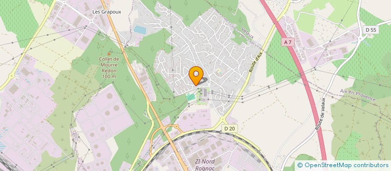 localisation de l'entreprise GROUPEMENT PROVENCE DES ANCIENS SAPEURS POMPIERS DE PARIS  ROGNAC