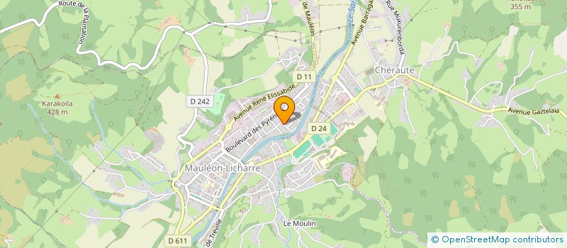 localisation de l'entreprise GROUPEMENT QUALITE DES BERGERS     BASCO-BEARNAIS  MENDITTE