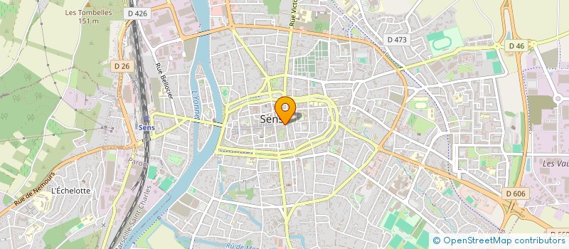 localisation de l'entreprise GROUPEMENT REGIONAL DES ASSOCIATIONS D'AMIS DE MUSEES DE BOURGOGE-FRANCHE-COMTE à SENS