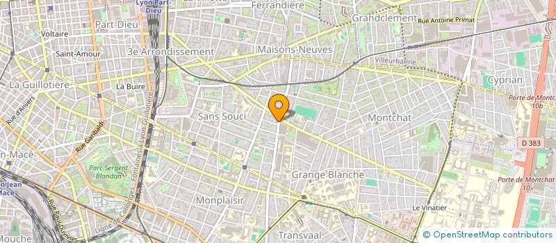 localisation de l'entreprise GROUPEMENT REGIONAL DES CENTRES DE SANTE AUVERGNE RHONE-ALPES  LYON