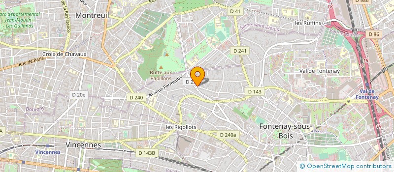 localisation de l'entreprise GROUPEMENT REPONSE ORNEMENT EN KIT à FONTENAY-SOUS-BOIS
