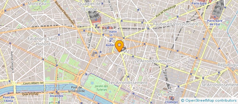 localisation de l'entreprise GROUPEMENT RESTAURATION PARISIEN à PARIS