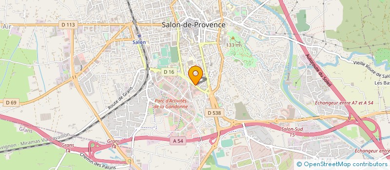 localisation de l'entreprise GROUPEMENT SALONAIS DE RADIOLOGIE à SALON-DE-PROVENCE