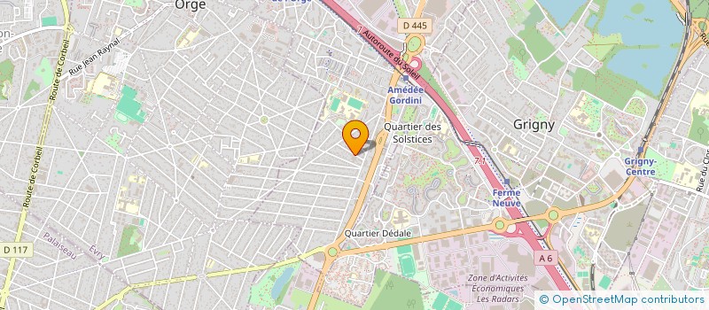 localisation de l'entreprise GROUPEMENT SERVICE SECURITE SARL à VIRY-CHATILLON