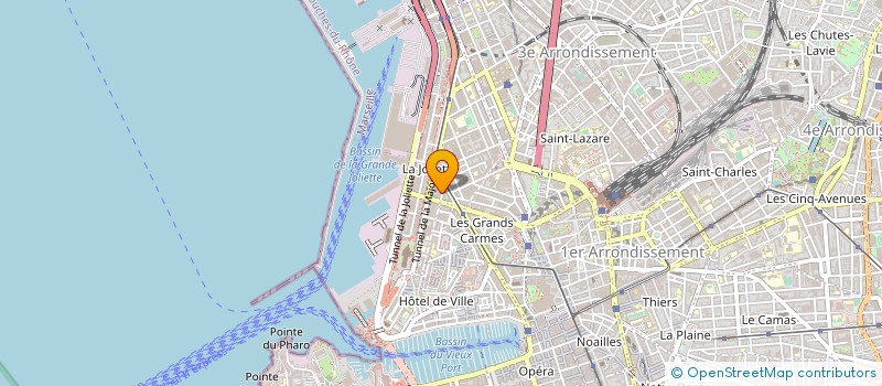 localisation de l'entreprise GROUPEMENT SERVICES IMMOBILIERS à MARSEILLE