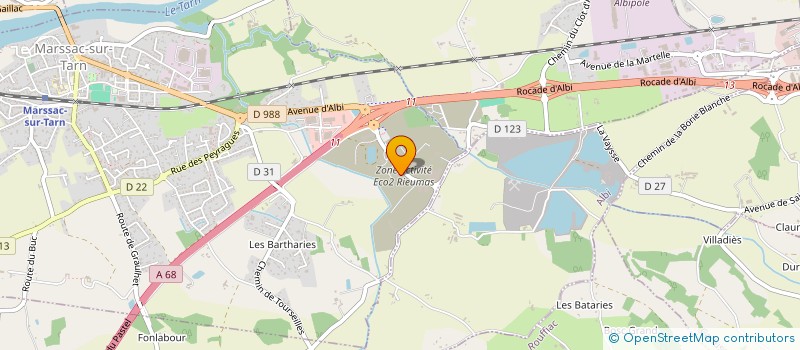 localisation de l'entreprise GROUPEMENT SERVICES SUPPORTS COLLECTIVITE  MARSSAC-SUR-TARN