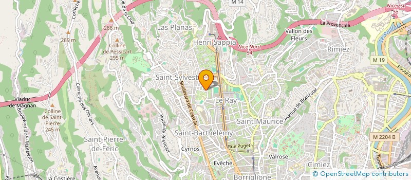 localisation de l'entreprise GROUPEMENT SIAO 06 à NICE