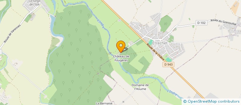 localisation de l'entreprise GROUPEMENT SPORTIF BOISCHAUT BAS BERRY à ETRECHET