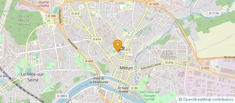 localisation de l'entreprise GROUPEMENT SPORTIF DEPARTEMENTAL DE SEINE ET MARNE à MELUN