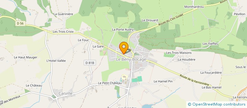 localisation de l'entreprise GROUPEMENT SPORTIF SOULEUVRE EN BOCAGE FOOT  SOULEUVRE EN BOCAGE