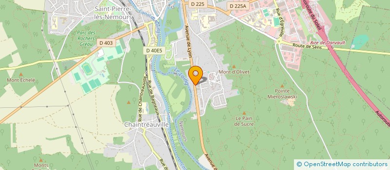 localisation de l'entreprise GROUPEMENT SUD AMBULANCE 77  NEMOURS