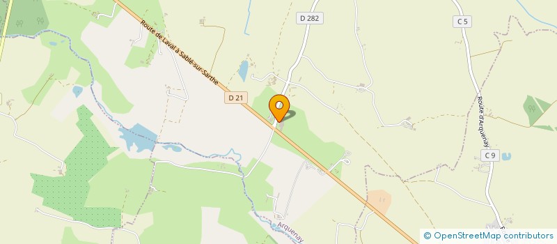 localisation de l'entreprise GROUPEMENT SYNDICAL AGRICOLE  ARQUENAY