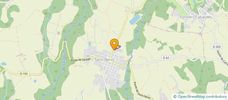 localisation de l'entreprise GROUPEMENT SYNDICAL DES AMBULANCIERS AGREES AUDOIS  SAINT-DENIS